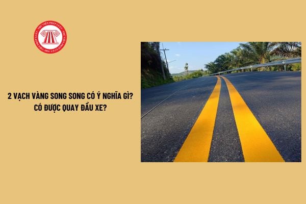 2 vạch vàng song song có được quay đầu không? 2 vạch vàng song song có ý nghĩa gì? Quy tắc tham gia giao thông?