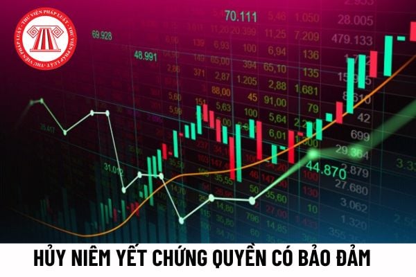 Tổ chức phát hành tạm ngừng hoạt động thì chứng quyền có bảo đảm theo quy định có bị hủy niêm yết không?