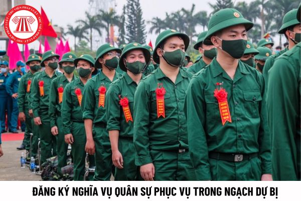 Công dân trong thời gian thực hiện đăng ký nghĩa vụ quân sự phục vụ trong ngạch dự bị thì được hưởng chế độ chính sách gì?