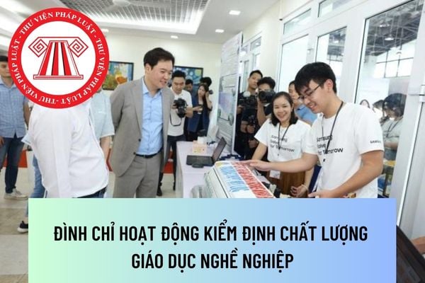 Tổ chức thực hiện hoạt động kiểm định chất lượng giáo dục nghề nghiệp không khách quan dẫn đến kết quả sai so với thực tế có bị đình chỉ hay không?