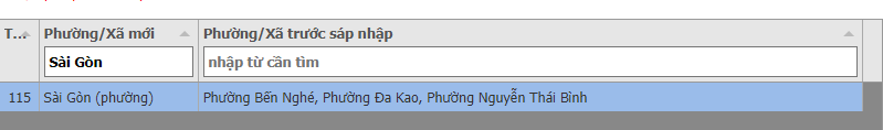 Cách tra cứu bản đồ phường Sài Gòn