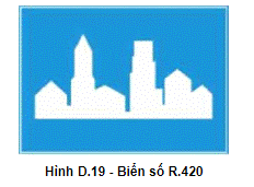 Quy định mới về biển báo khu dân cư theo Quy chuẩn kỹ thuật quốc gia QCVN 41:2024/BGTVT?