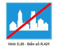 Quy định mới về biển báo khu dân cư theo Quy chuẩn kỹ thuật quốc gia QCVN 41:2024/BGTVT?