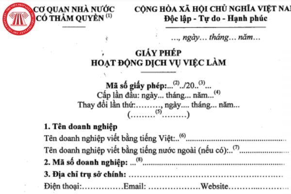 Mẫu văn bản đề nghị cấp lại giấy phép hoạt động dịch vụ việc làm? Hướng dẫn cách ghi văn bản đề nghị cấp lại giấy phép?