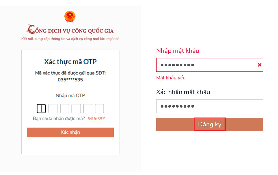 Hướng dẫn đăng ký tài khoản trên Cổng dịch vụ công Quốc gia dành cho cá nhân?