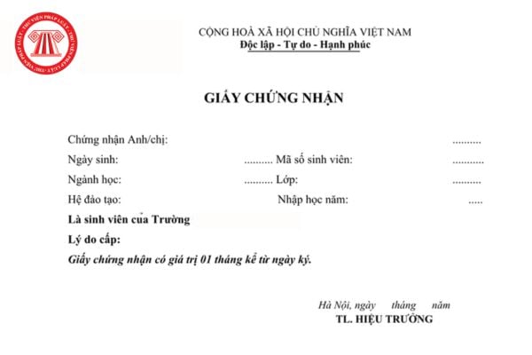 Giấy chứng nhận sinh viên là gì? Có cần nộp giấy chứng nhận sinh viên để chứng minh thuộc trường hợp được tạm hoãn nghĩa vụ quân sự không?