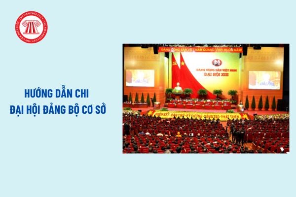 Hướng dẫn chi đại hội đảng bộ cơ sở? Mức hỗ trợ chi tổ chức đại hội đảng được quy định như thế nào?