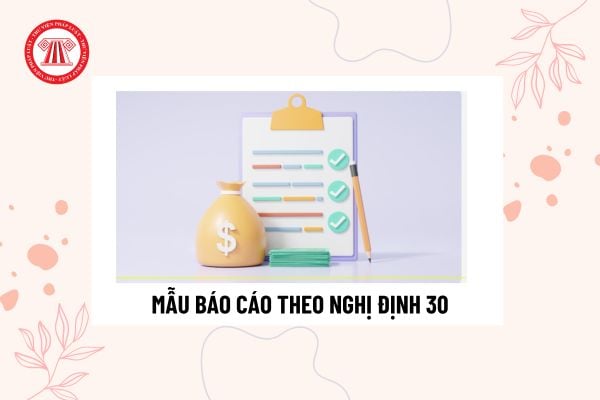 Mẫu báo cáo theo Nghị định 30? Tải về Mẫu báo cáo văn bản hành chính? Hướng dẫn viết mẫu báo cáo?