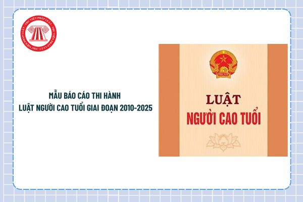 Mẫu Báo cáo thi hành Luật Người cao tuổi mới nhất? Chính sách của Nhà nước đối với người cao tuổi thế nào?