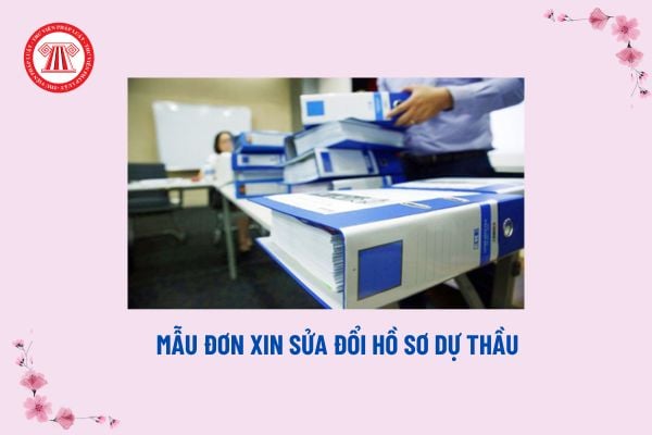 Mẫu đơn xin sửa đổi hồ sơ dự thầu? Gửi tài liệu để sửa đổi, bổ sung hồ sơ dự thầu sau thời điểm đóng thầu có được không?