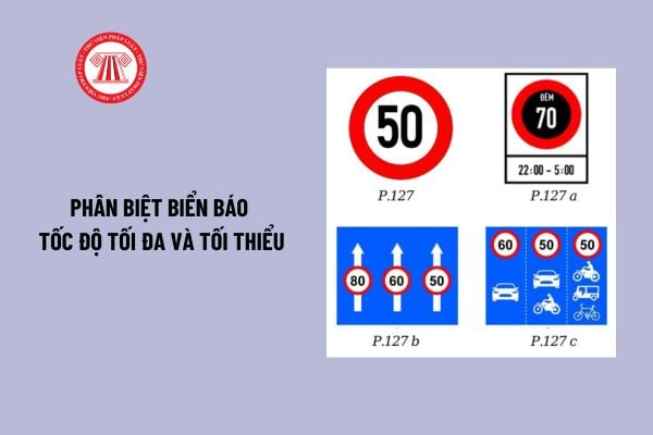 Quy chuẩn 41 về biển báo tốc độ? Phân biệt biển báo tốc độ tối đa và tối thiểu? Lỗi không giảm tốc độ?