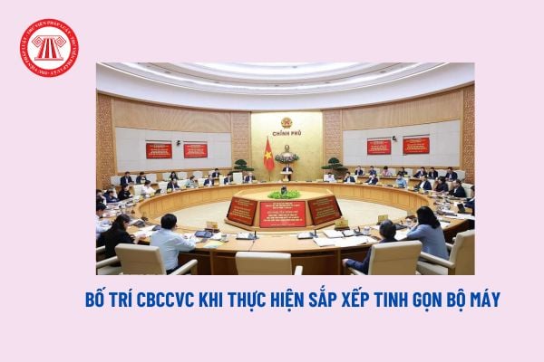 Sắp xếp tinh gọn bộ máy: CBCCVC không giữ chức danh lãnh đạo, quản lý được bố trí như thế nào? 