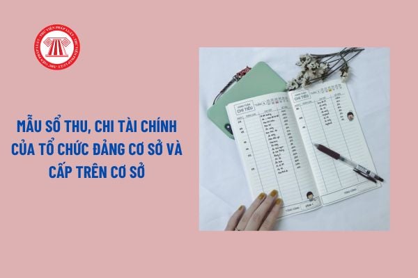 Mẫu sổ thu chi tài chính của tổ chức đảng cơ sở và cấp trên cơ sở? Hướng dẫn ghi sổ thu chi tài chính?