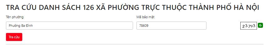Tra cứu địa chỉ mới sau sáp nhập Hà Nội