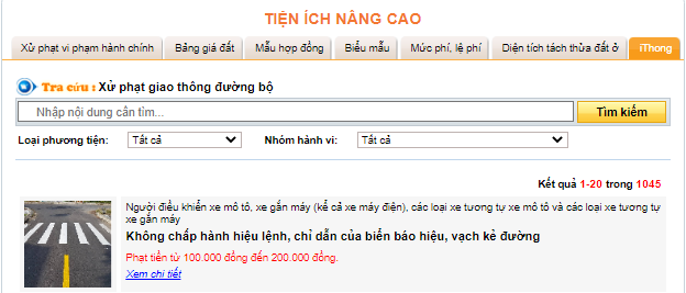 Cách kiểm tra mức phạt khi bị Cảnh sát giao thông xử phạt?