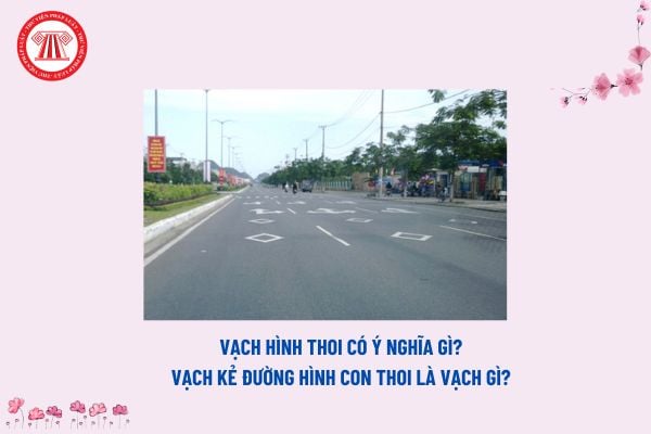 Vạch hình thoi có ý nghĩa gì? Vạch kẻ đường hình con thoi là vạch gì? Có phải ưu tiên chấp hành vạch hình thoi?