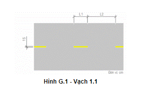 Vạch vàng nét đứt là vạch gì?