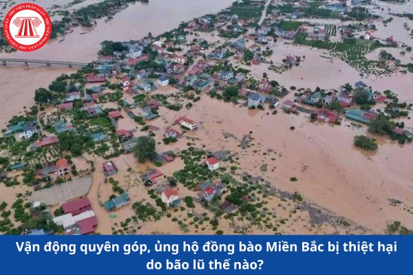 Vận động quyên góp, ủng hộ đồng bào Miền Bắc bị thiệt hại do bão lũ thế nào? Hình thức ủng hộ ra sao?