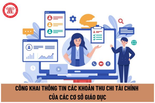 Công khai thông tin các khoản thu chi tài chính nào của các cơ sở giáo dục theo quy định tại Thông tư 09/2024/TT-BGDĐT?