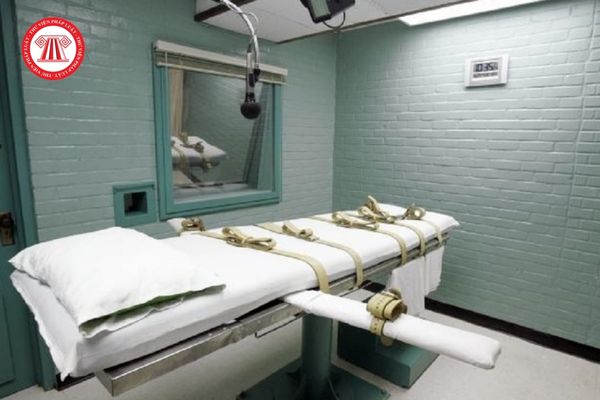 Cơ sở vật chất và trang thiết bị sử dụng cho thi hành án tử hình bằng hình thức tiêm thuốc độc gồm có những gì?