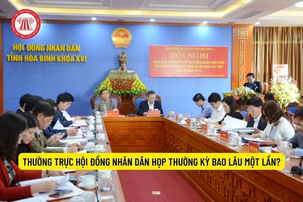 Thường trực Hội đồng nhân dân họp thường kỳ bao lâu một lần?