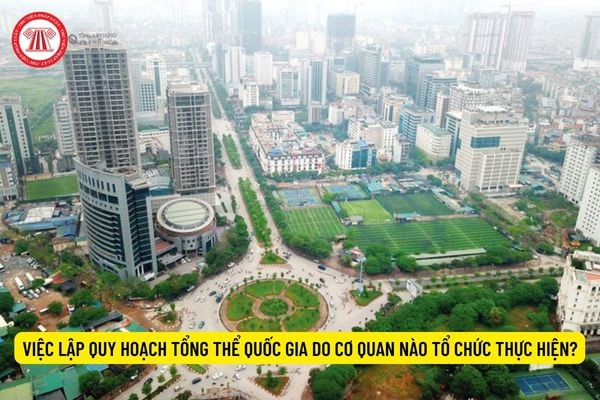 Việc lập quy hoạch tổng thể quốc gia do cơ quan nào tổ chức thực hiện?