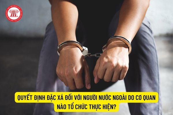 Quyết định đặc xá đối với người nước ngoài do cơ quan nào tổ chức thực hiện?