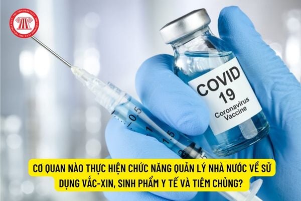 Cơ quan nào thực hiện chức năng quản lý nhà nước về sử dụng vắc-xin và tiêm chủng?