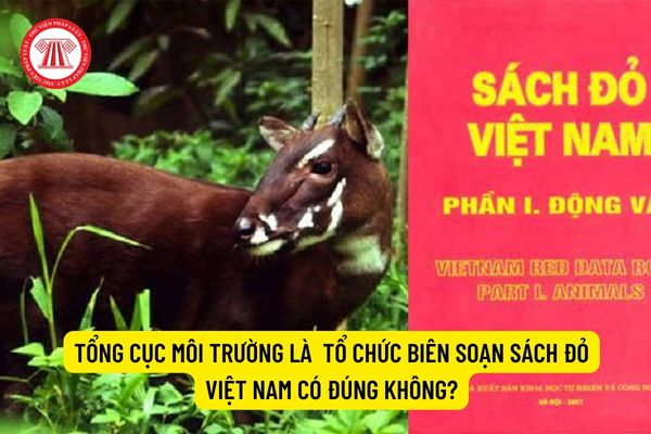 Tổng cục Môi trường là tổ chức biên soạn Sách đỏ Việt Nam có đúng không?