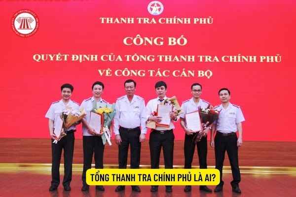 Tổng Thanh tra Chính phủ là ai?