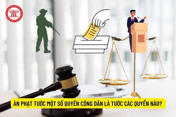 Án phạt tước một số quyền công dân là tước các quyền nào?