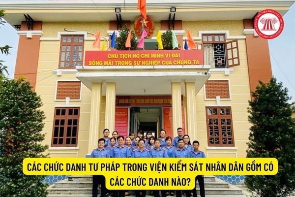 Các chức danh tư pháp trong Viện kiểm sát nhân dân gồm có các chức danh nào?