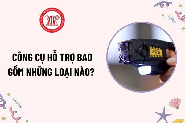 Công cụ hỗ trợ bao gồm những loại nào? Đối tượng được trang bị công cụ hỗ trợ theo quy định mới?