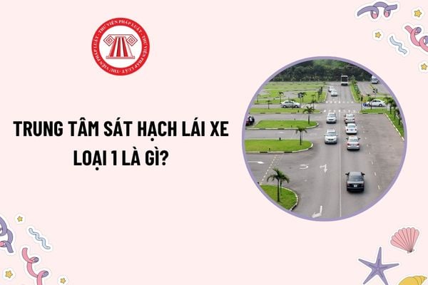 Trung tâm sát hạch lái xe loại 1 là gì? Diện tích trung tâm sát hạch lái xe loại 1 là bao nhiêu?