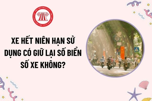 Xe hết niên hạn sử dụng có giữ lại số biển số xe hay không? Biển số xe đưa ra đấu giá là biển số xe nào?