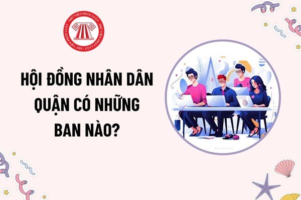 Hội đồng nhân dân quận có những Ban nào? Các lĩnh vực phụ trách của các Ban Hội đồng nhân dân quận?