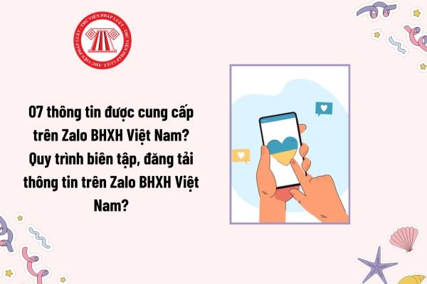 07 thông tin được cung cấp trên Zalo BHXH Việt Nam? Quy trình biên tập, đăng tải thông tin trên Zalo BHXH Việt Nam ra sao?