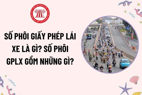 Số phôi giấy phép lái xe là gì? Số phôi giấy phép lái xe gồm những gì? Giấy phép lái xe bao gồm những hạng nào?