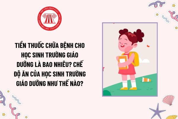 Tiền thuốc chữa bệnh cho học sinh trường giáo dưỡng là bao nhiêu? Chế độ ăn của học sinh trường giáo dưỡng như thế nào?