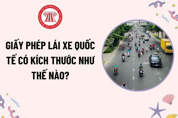 Giấy phép lái xe quốc tế có kích thước như thế nào? Giấy phép lái xe quốc tế không được cấp trong trường hợp nào?