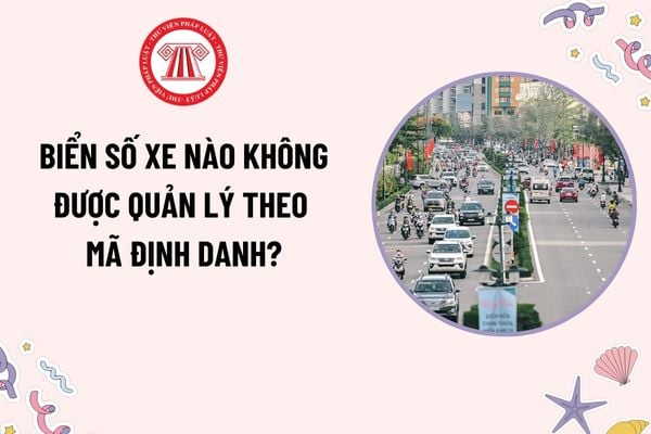 Biển số xe nào không được quản lý theo mã định danh? Trường hợp nào được đổi biển số xe theo quy định?