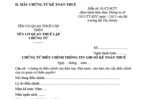 Mẫu Chứng từ kế toán thuế nội địa là mẫu nào? Tải mẫu ở đâu? Nội dung phương pháp lập chứng từ kế toán thuế nội địa?