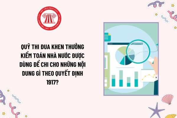 Quỹ thi đua khen thưởng Kiểm toán Nhà nước được dùng để chi cho những nội dung gì theo Quyết định 1917?