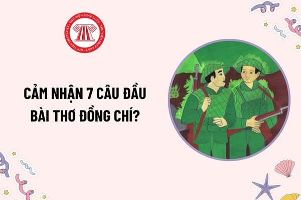 Cảm nhận về bài thơ Đồng chí 7 câu đầu? Cảm nhận về bài thơ Đồng chí ngắn gọn? Bài thơ Đồng chí được học ở lớp mấy?