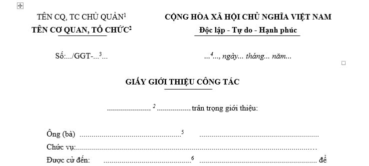 Mẫu Giấy giới thiệu công tác mới nhất? Tải Giấy giới thiệu đi công tác? Được cử đi công tác thì có được thanh toán công tác phí không?