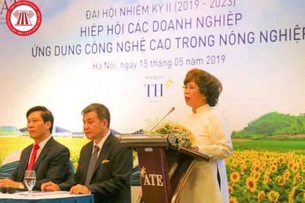 Hiệp hội Các doanh nghiệp ứng dụng công nghệ cao trong nông nghiệp có tư cách pháp nhân không?