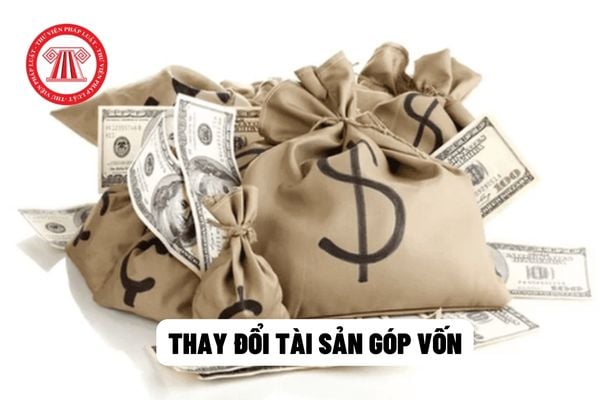 thay đổi tài sản góp vốn