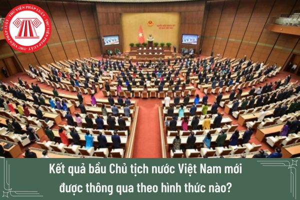 Kết quả bầu Chủ tịch nước Việt Nam mới được thông qua theo hình thức nào?