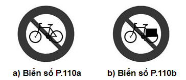 Biển báo hiệu cấm xe đạp