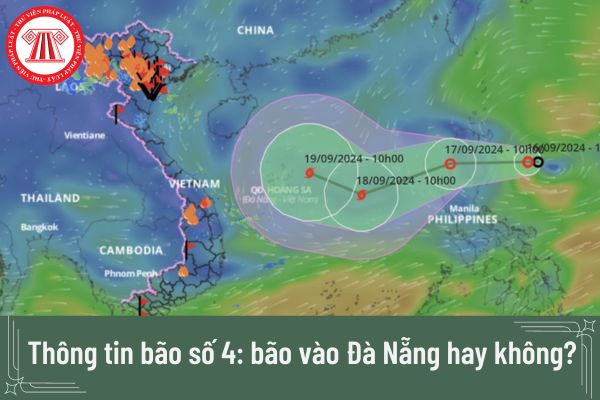 Thông tin bão số 4: Bão vào Đà Nẵng hay không? 